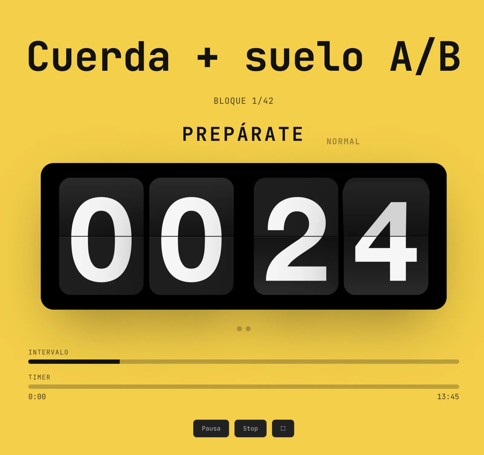 Interval Timer: running a routine